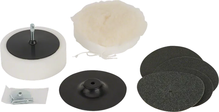 Bosch 8-delige S24 polijstset voor 125 mm boor.