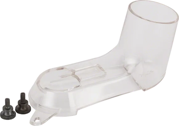 Bosch stofafzuigadapter met bevestigingsschroeven.