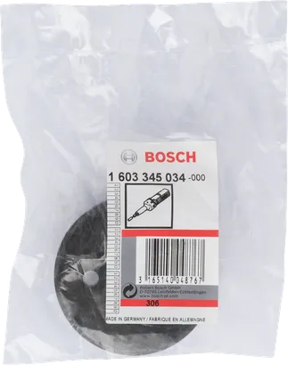 Bosch ronde moer voor vlakke schijven.