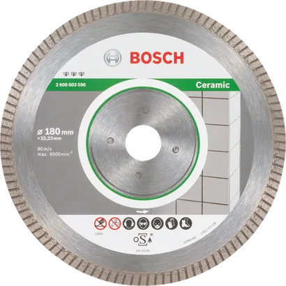 Bosch diamantdoorslijpschijf voor keramiek extra-clean turbo.