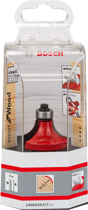 Bosch Expert afrondingsfrees voor hout voor strakke snijkanten.