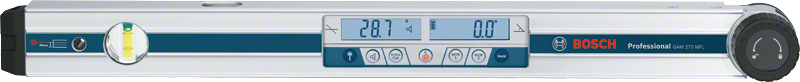 Bosch GAM 270 MFL hoekmeter met digitaal display.