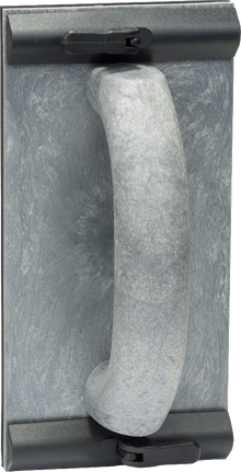 Bosch handslijpmachine met handgreep en klemvoorziening.