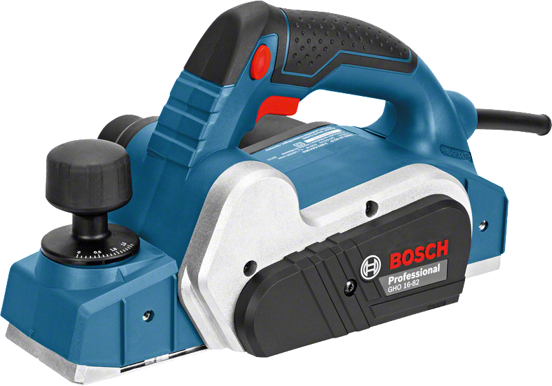 Bosch GHO 16-82 schaafmachine met diepteregeling.