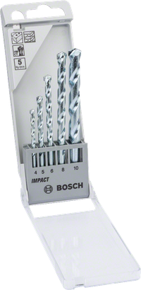 Bosch 5-delige CYL-1 steenborenset 4/5/6/8/10 mm.
