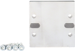 Bosch omkeerbaar schaafblad met vier bevestigingsschroeven.