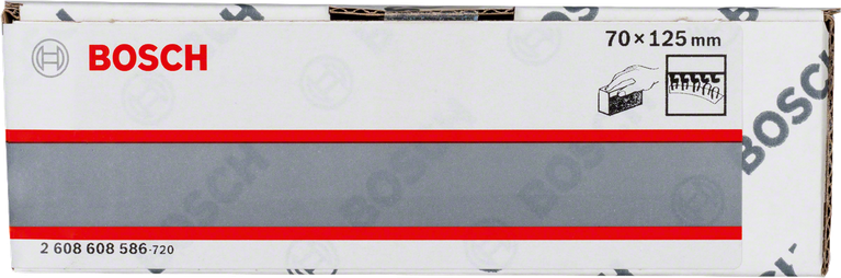 Bosch dubbelzijdig handschuurblok 70×125 mm.