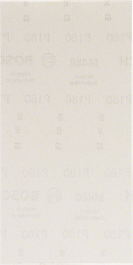 Bosch schuurblad korrel 180 voor fijne oppervlakteafwerking.