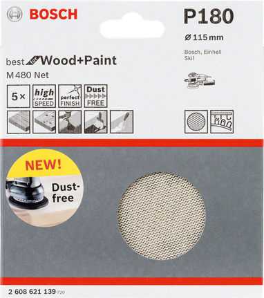 Bosch P180 115 mm schuurblad.