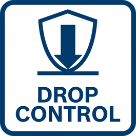 Verbeterde gebruikersbescherming dankzij de Drop Control-functie schakelt de machine uit, wanneer deze per ongeluk valt