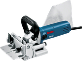 Bosch GFF 22 Een lamellenfreesmachine met diepteverstelling.