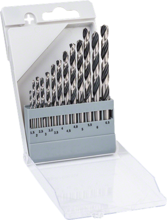 Bosch HSS spiraalboor PointTeQ 13-delige set in koffer.
