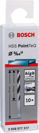 Bosch HSS PointTeQ 5/64″ boorset.