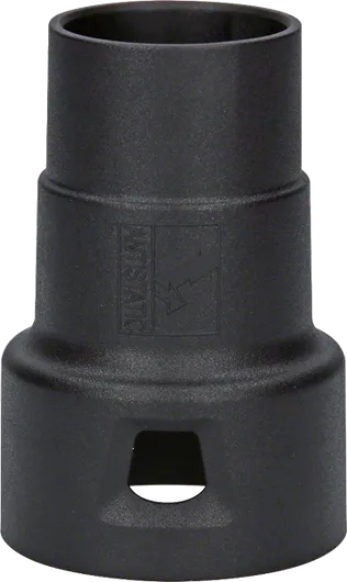 Bosch stofzuigeradapter met een lengte van 75 mm.