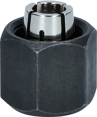 Bosch spantang 1/4 inch met moer voor gereedschapsopname.