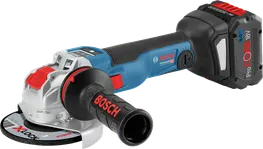 Bosch GWX 18V-10 SC accu haakse slijper met koffer.