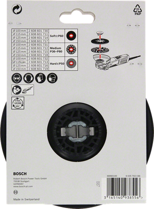 Bosch X-LOCK steunschijf 150 mm hard.