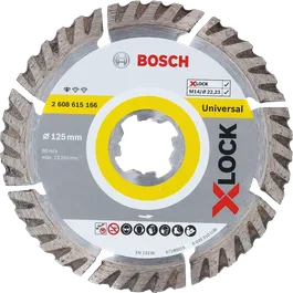 Bosch X-LOCK Universele diamantdoorslijpschijf 125mm.
