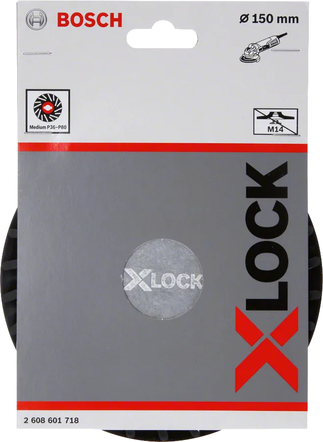 Bosch X-LOCK 150 mm steunschijf medium.