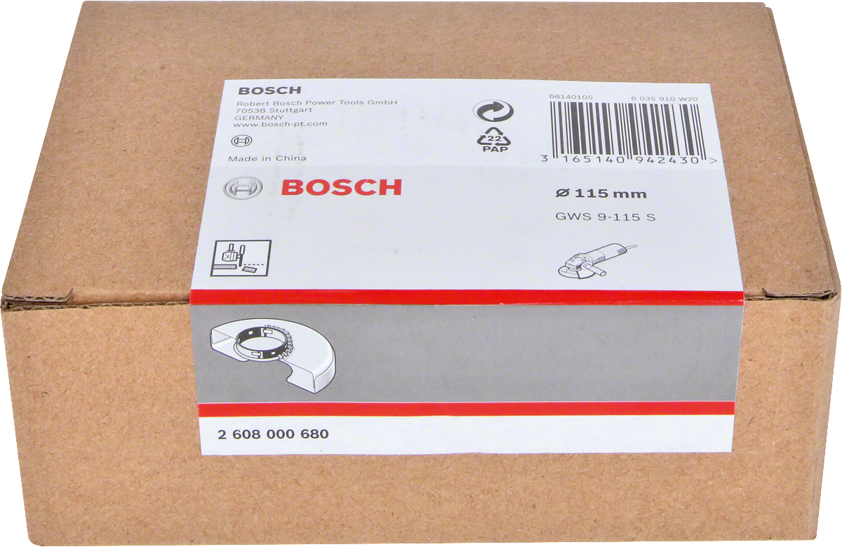 Bosch snijbeschermkap 115 mm.
