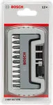 Bosch 12-delige schroevendraaierbitset in compacte houder.