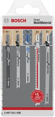 Bosch MultiMaterial decoupeerzaagbladen 15 stuks.