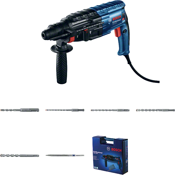 Bosch GBH 240 boorhamer met handgreep.