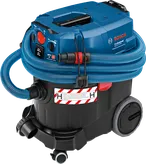 Bosch GAS 35 H AFC nat-/droogzuiger met 23L container.