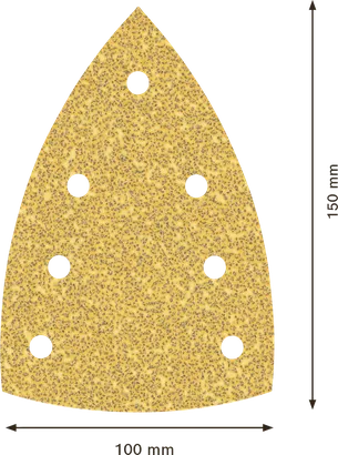 Bosch EXPERT C470 schuurpapier 100x150mm G40 7-gats.