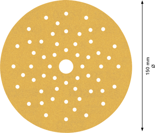 Bosch EXPERT C470 schuurpapier multihole 150mm G220.