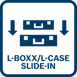  XL-BOXX met inschuiffunctie voor combinatie van XL-BOXX en L-BOXX of L-Case