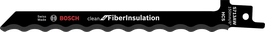 Bosch S 713 AW reciprozaagblad voor vezelisolatie.