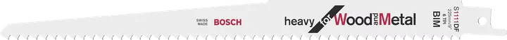 Bosch heavy-duty zaagblad voor hout en metaal.