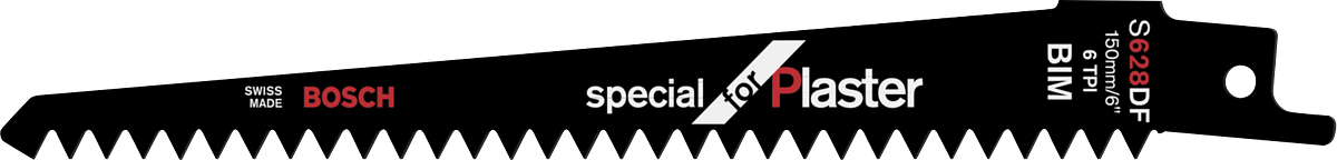 Bosch S628DF zaagblad voor het zagen van gips.