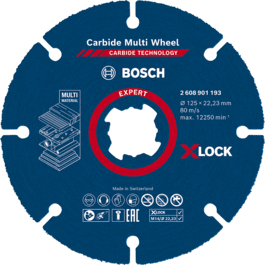 EXPERT Carbide Multi Wheel X-LOCK doorslijpschijven