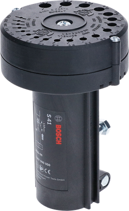 Bosch S41 boorslijper met meerdere maatgeleiders.