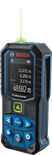 Bosch GLM 50-25 G laserafstandsmeter met tas en batterijen.