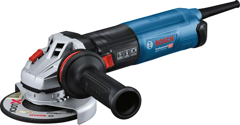 Bosch GWS 17-125 SB haakse slijper met zijhandgreep.