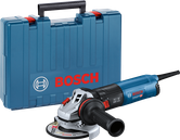Bosch GWS 14-125 S haakse slijper met transportkoffer.