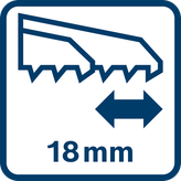 Bosch GST 12V-LI accu-decoupeerzaag voor nauwkeurig zagen.