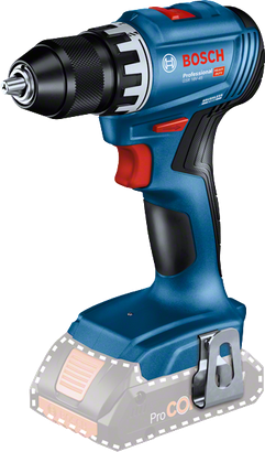 Bosch GSR 18V-45 accuboormachine, 4Ah ProCORE accu.