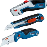 Bosch 3-delige set messen met ergonomische handgrepen.