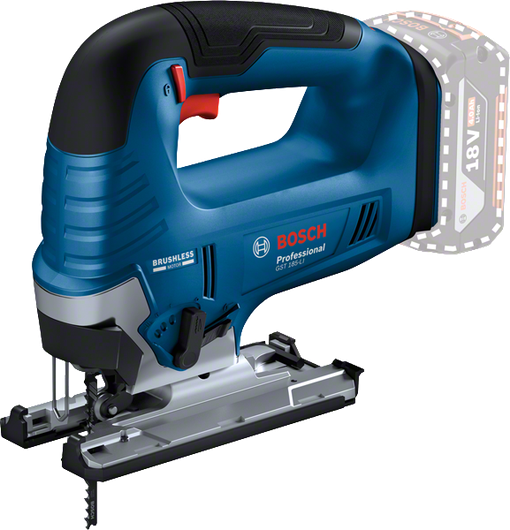 Bosch GST 185-LI accu-decoupeerzaag met borstelloze motor.