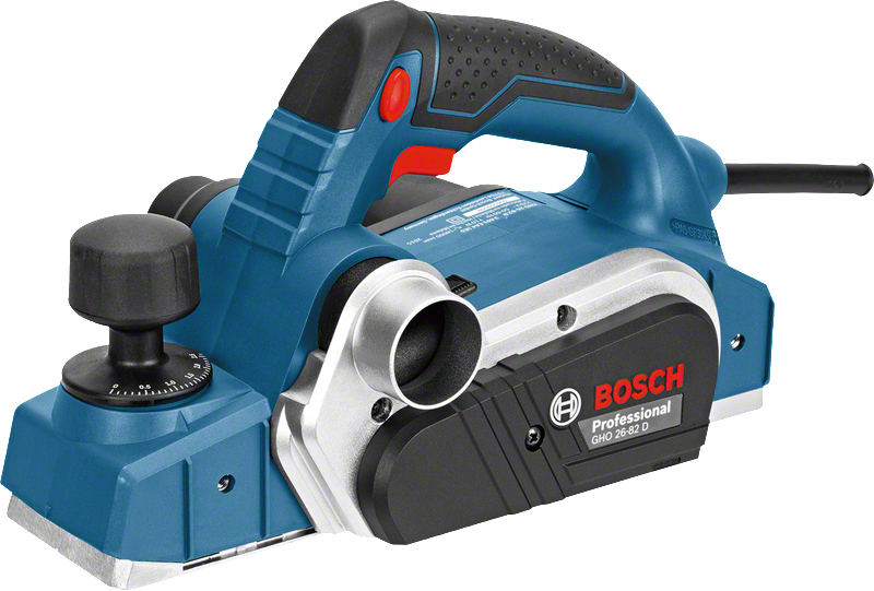 Bosch GHO 26-82 D elektrische schaafmachine voor nauwkeurig hout schaven.
