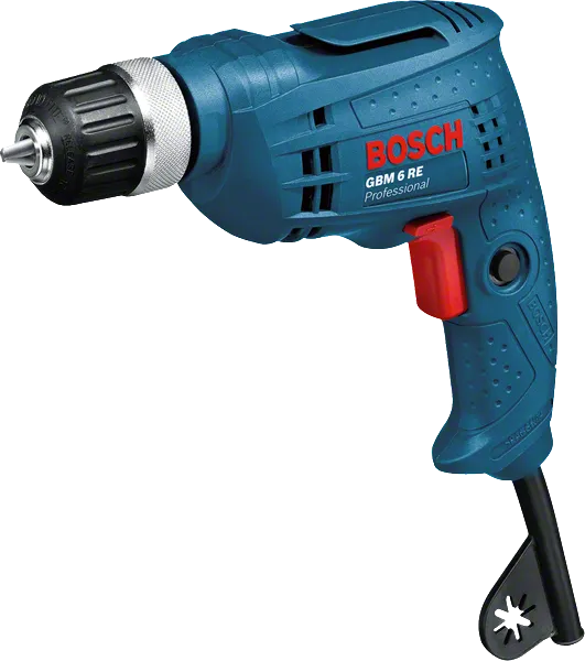 Bosch GBM 6 RE boormachine met ergonomische handgreep.
