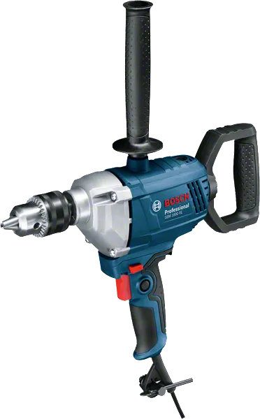 Bosch GBM 1600 RE boormachine, ergonomisch ontwerp met twee handgrepen.