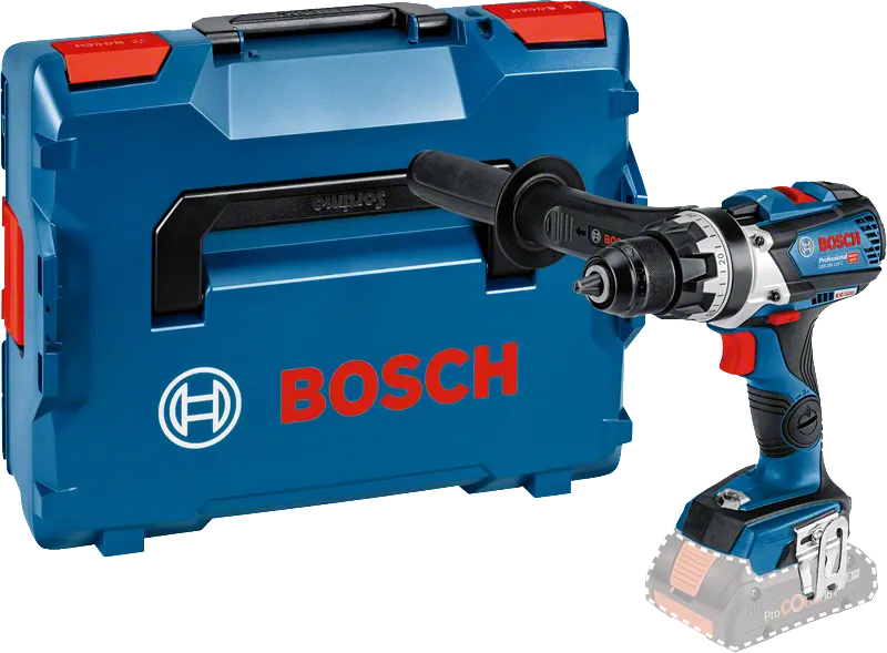 Bosch GSR 18V-110 C accuboormachine met transportkoffer.