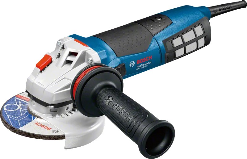 Bosch GWS 19-125 CI haakse slijper met ergonomische handgreep.