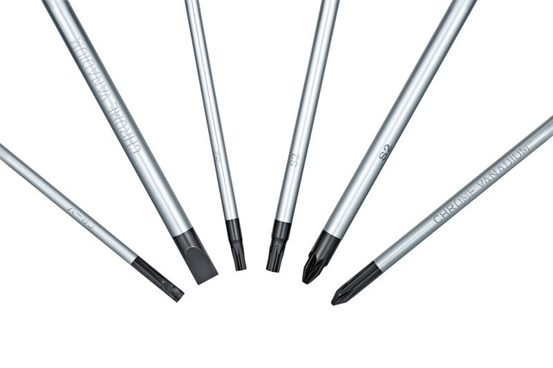 Bosch schroevendraaiers en gemengd handgereedschap set 19-dlg, chroom vanadium.