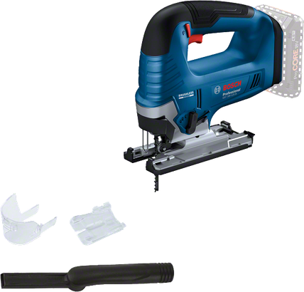 Bosch GST 18V-125 B accu-decoupeerzaag met accessoires.